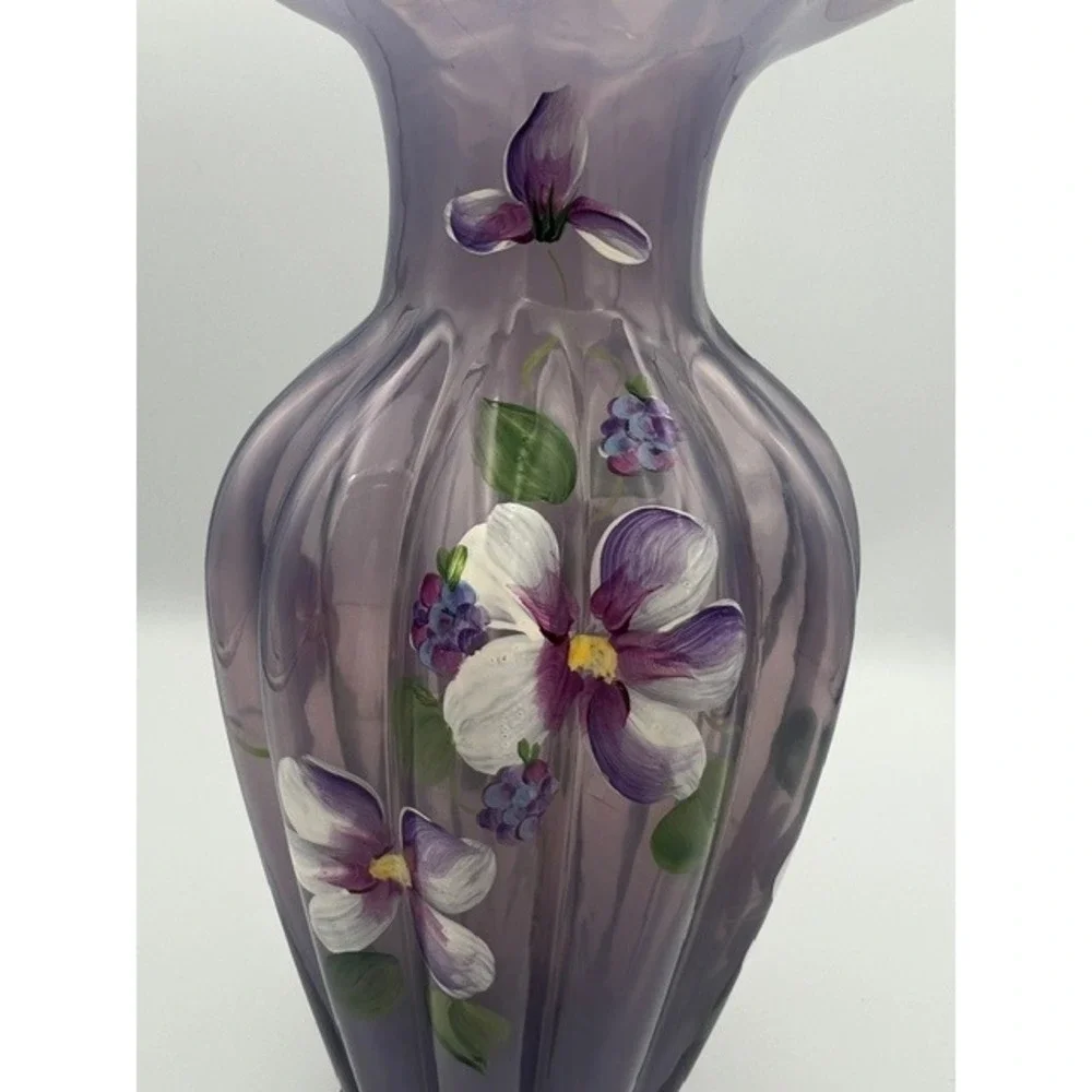 Fenton hand painted